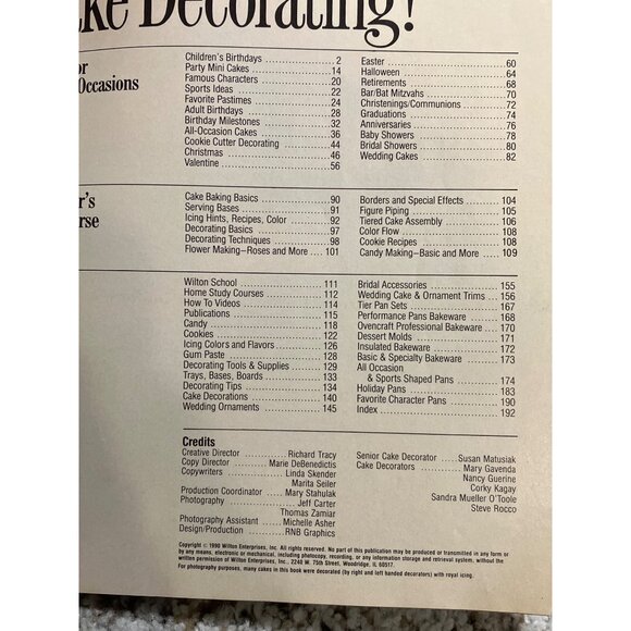 1991 Wilton Cake Decorating Yearbook - Picture 2 of 10